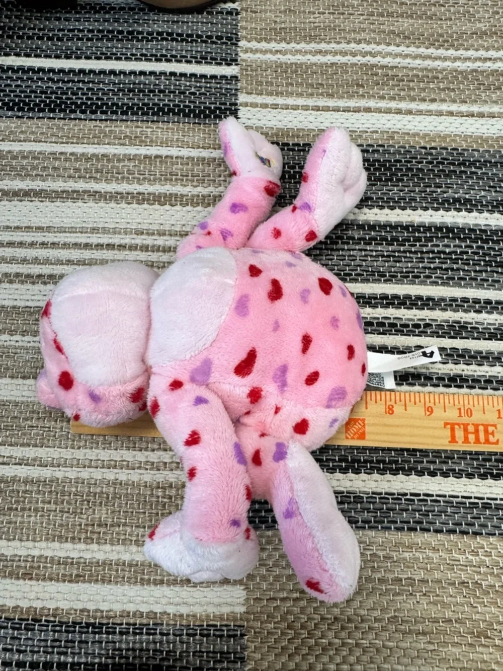 Ganz‎ Webkinz Pink Love Frog Hearts Retired Plush Stuffed Animal Valentine